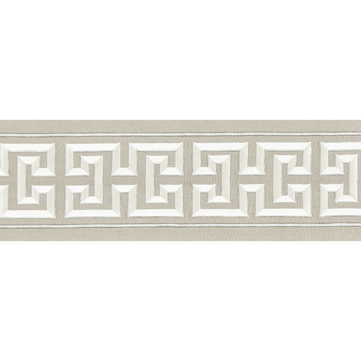 Scalamandre: Imperial Embroidered Tape SC 0002 T3280 Pearl Grey