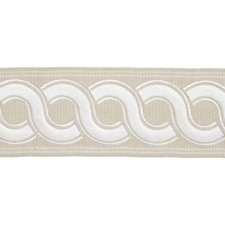 Scalamandre: Guilloche Embroidered Tape SC 0001 T3283 Linen
