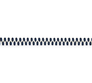 Scalamandre: Playa Gimp Braid SC 0004 V1247 Indigo