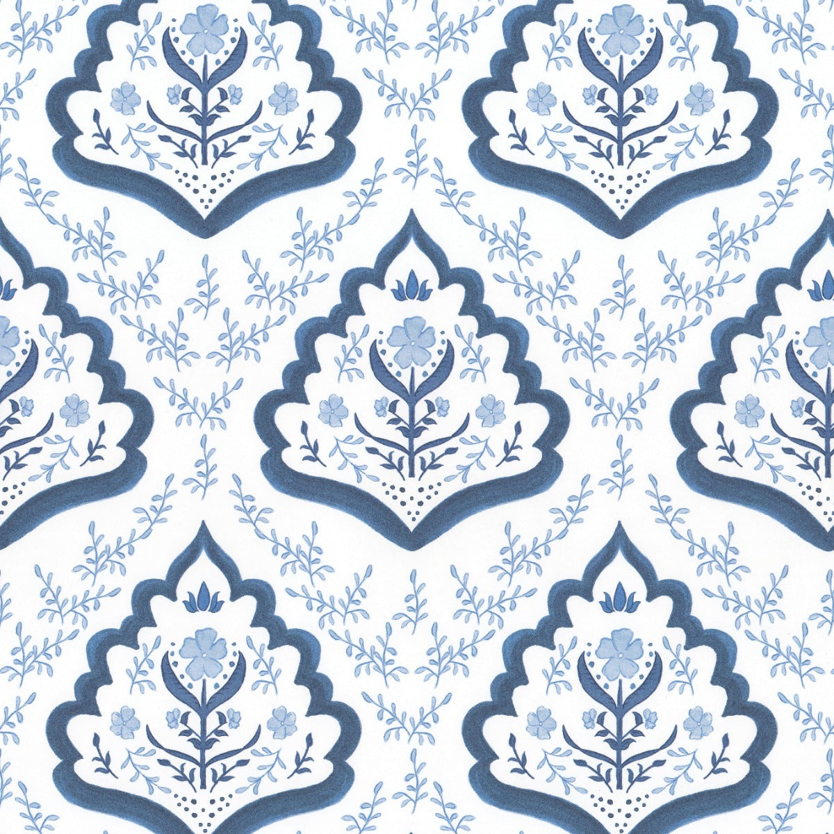 Stout: Floral Paisley WP W7842-2 Harbor