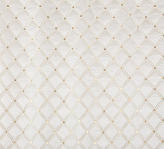 Old World Weavers for Scalamandre: Reale Diamond ZA 2124 REAL Silk Cream