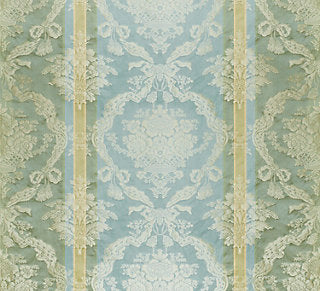 Old World Weavers for Scalamandre: Petrarca Stripe ZA 2192 PTRS Celadon Sky