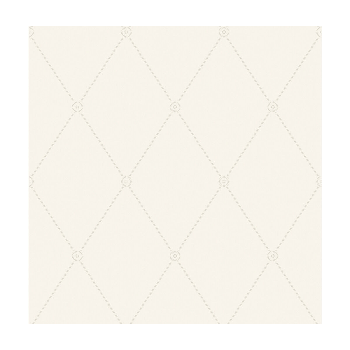 COLE & SON LARGE GEORGIAN ROPE TRELLIS IVORY