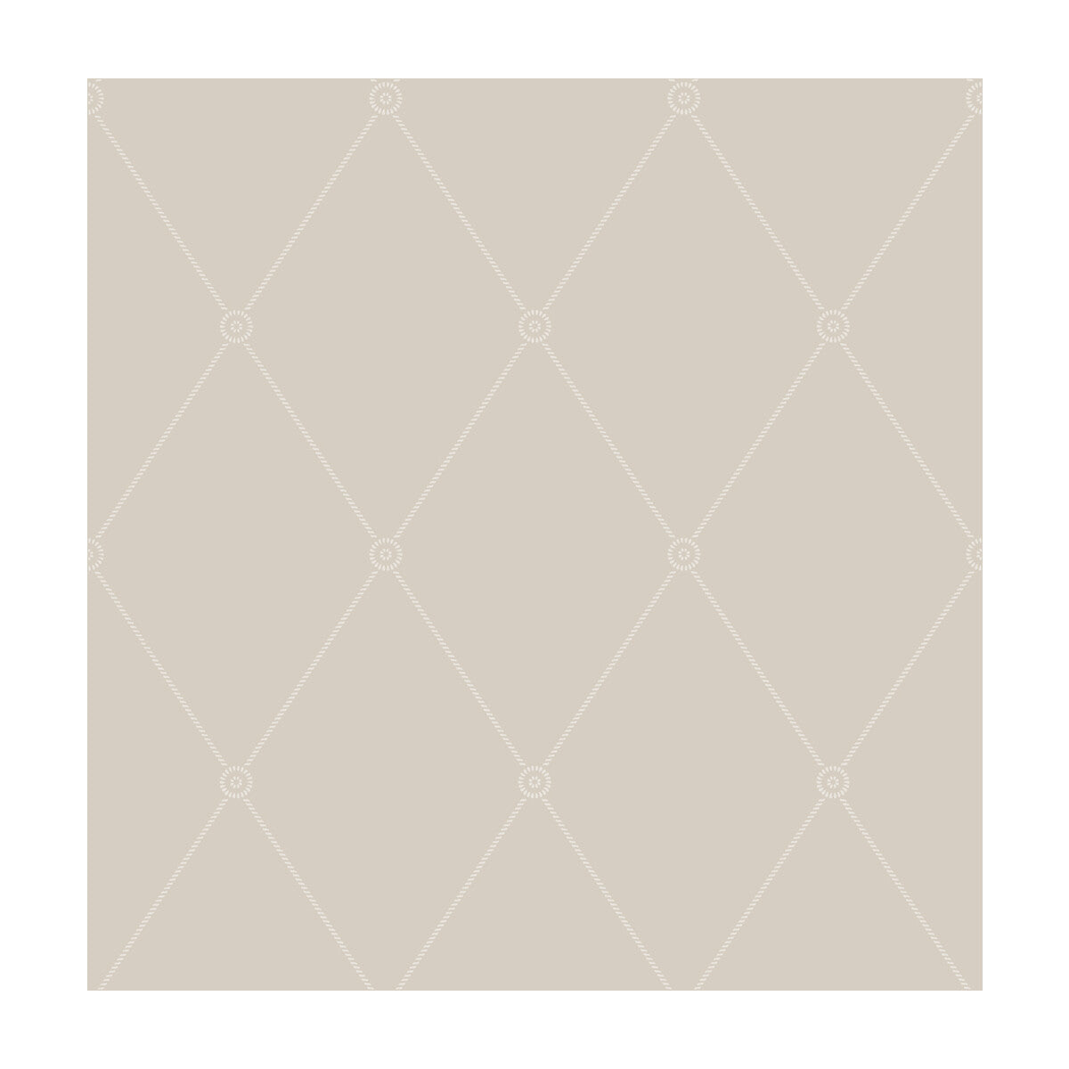 COLE & SON LARGE GEORGIAN ROPE TRELLIS PUTTY