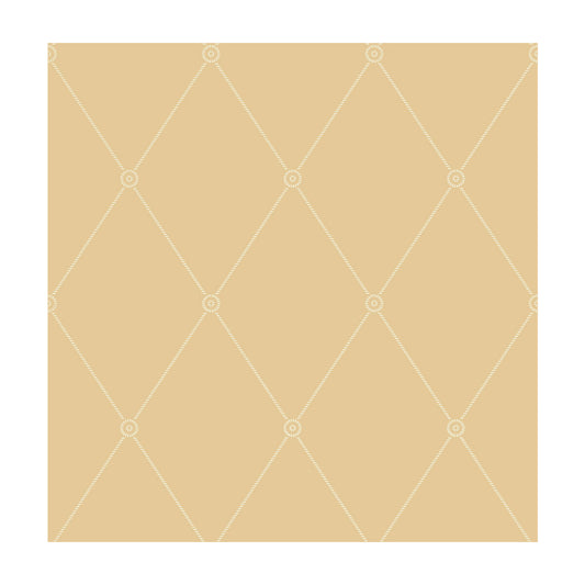 COLE & SON LARGE GEORGIAN ROPE TRELLIS YELLOW