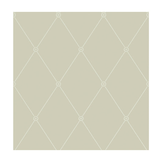 COLE & SON LARGE GEORGIAN ROPE TRELLIS OLIVE