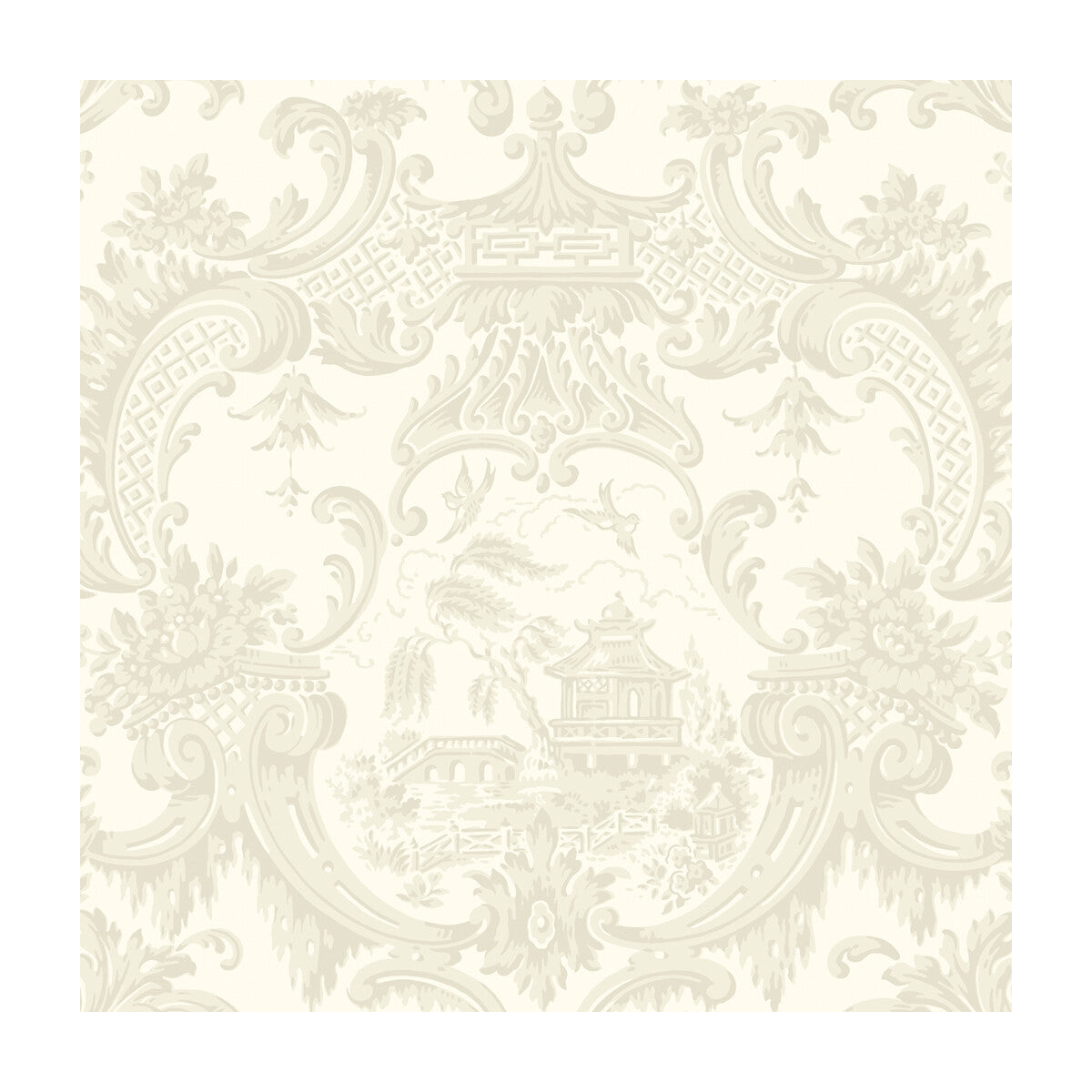 COLE & SON CHIPPENDALE CHINA IVORY