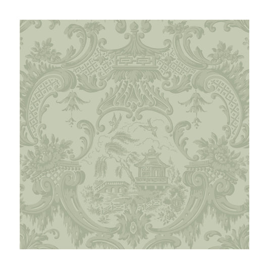 COLE & SON CHIPPENDALE CHINA OLIVE