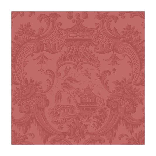 COLE & SON CHIPPENDALE CHINA RED
