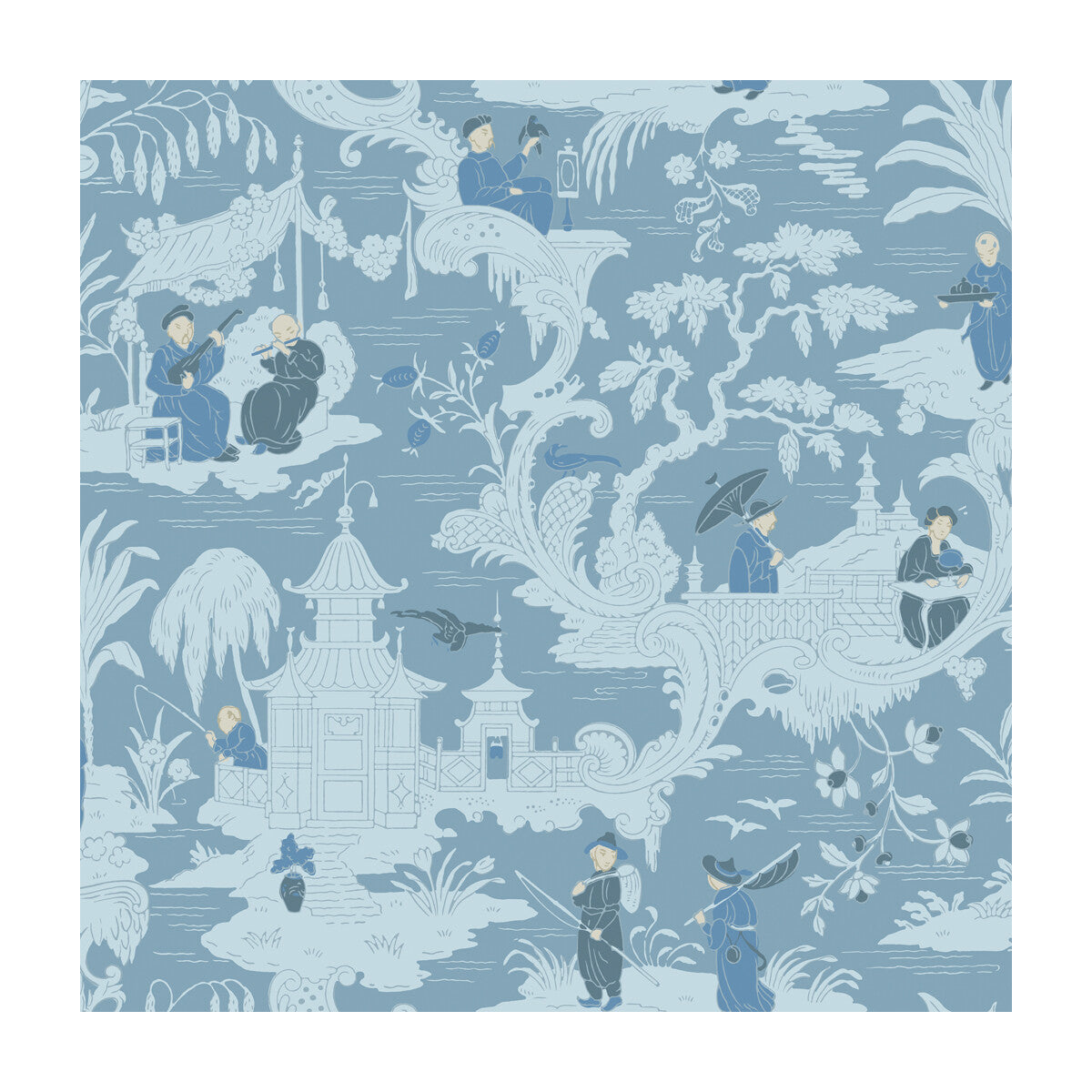 COLE & SON CHINESE TOILE BLUE