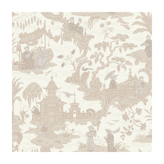 COLE & SON CHINESE TOILE NEUTRAL