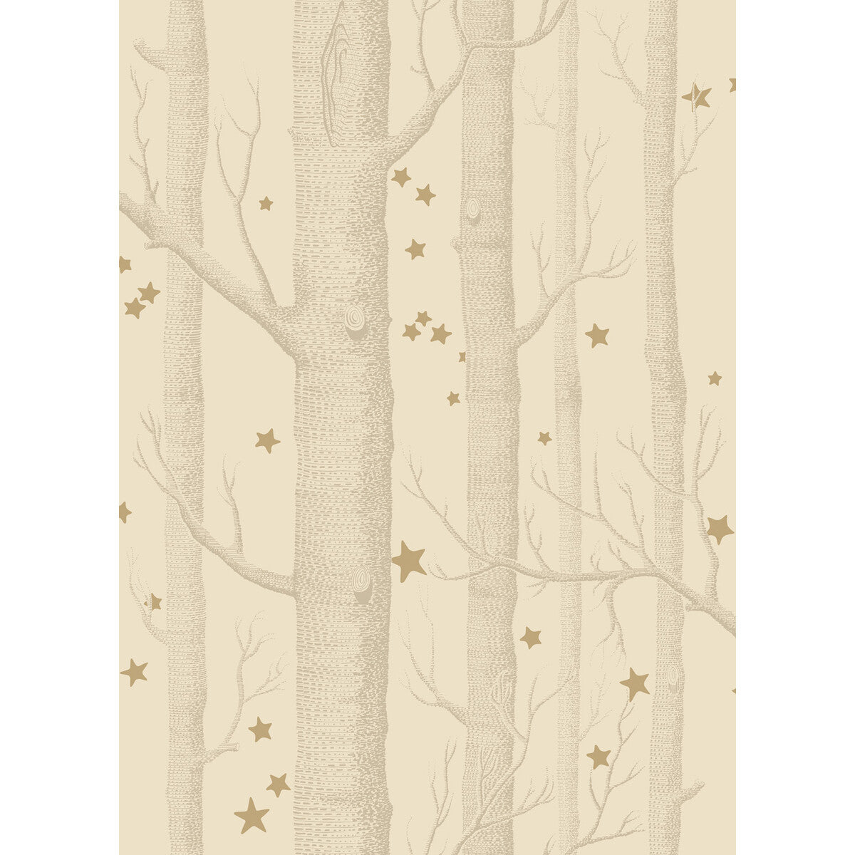 COLE & SON WOODS & STARS BUFF/GOLD