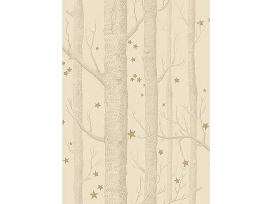 Cole & Son WP: Whimsical Woods & Stars 103/11049.CS.0 Buff & Gold