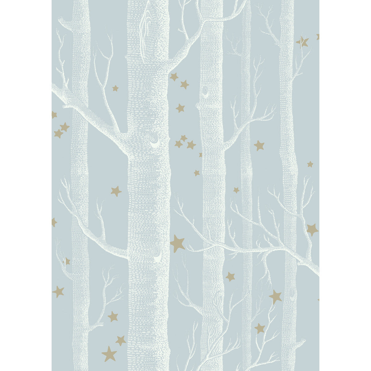 COLE & SON WOODS & STARS POWDER BLUE