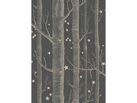 Cole & Son WP: Whimsical Woods & Stars 103/11053.CS.0 Charcoal
