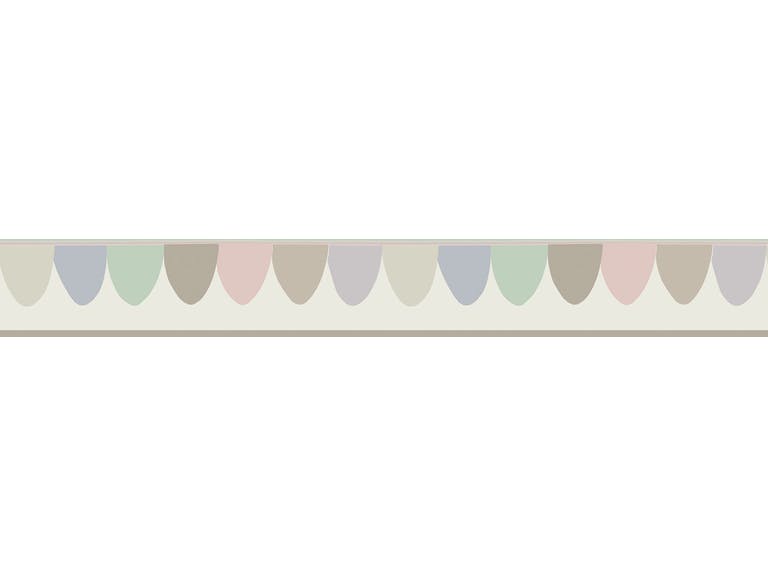 Cole & Son WP: Whimsical Scaramouche Border 103/8027.CS.0 Ice Cream