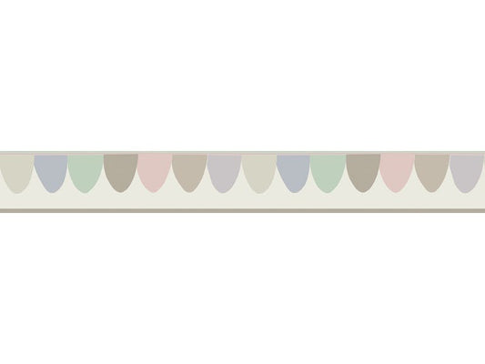 Cole & Son WP: Whimsical Scaramouche Border 103/8027.CS.0 Ice Cream