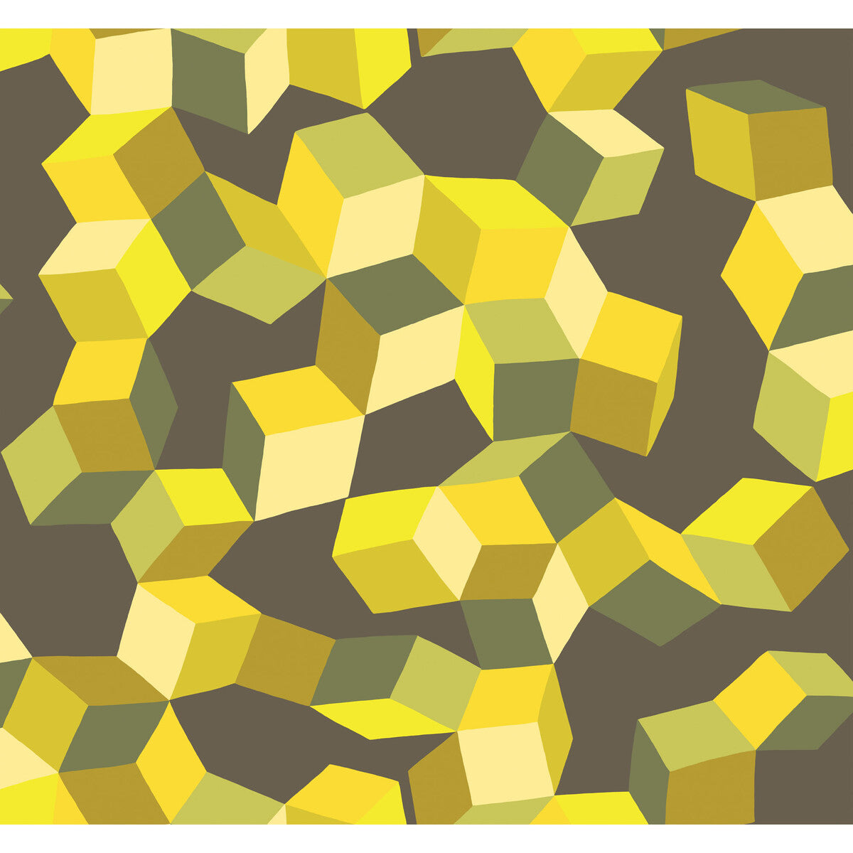COLE & SON PUZZLE YELLOW AND BLACK