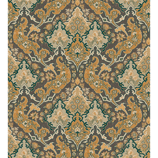 COLE & SON PUSHKIN GINGER & CHARCAOL