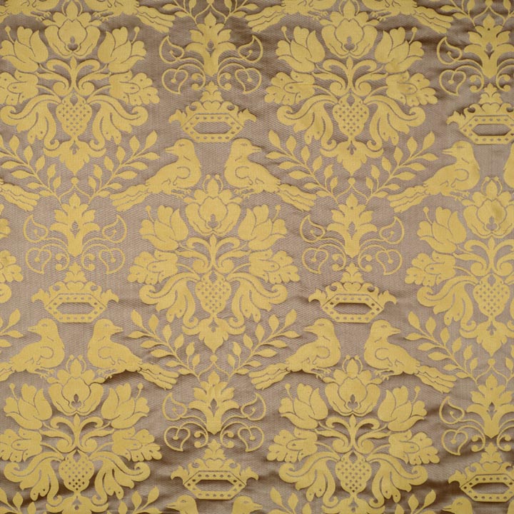 Scalamandre: Love Bird SC 0013 1098MM Chocolate & Gold