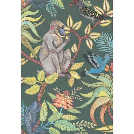COLE & SON SAVUTI DARK PETROL MULTI