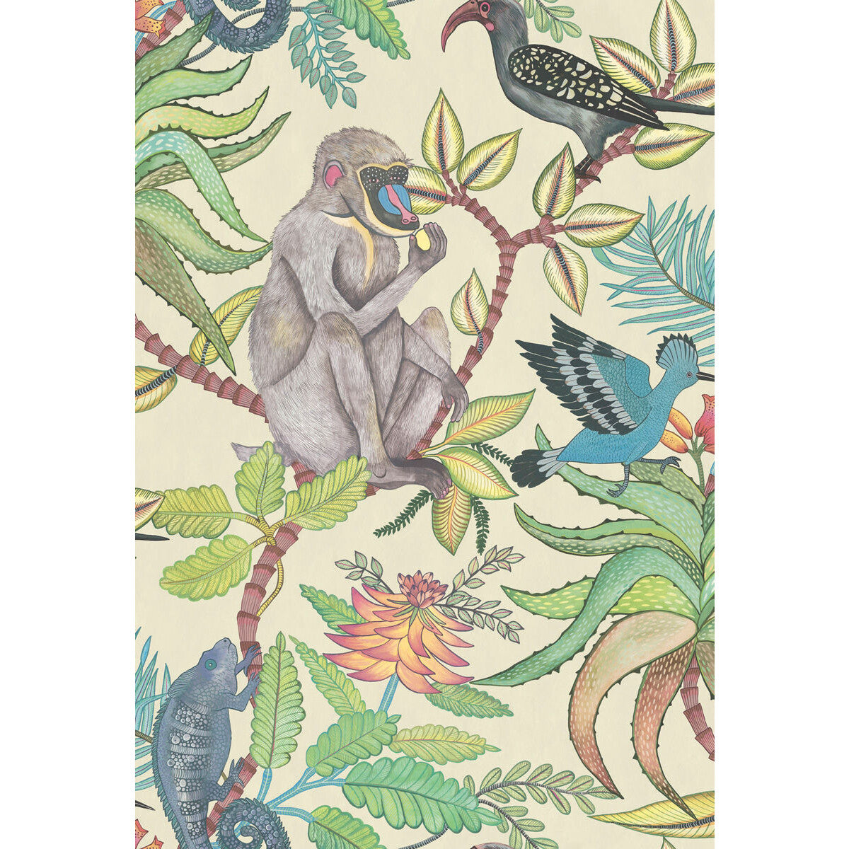 COLE & SON SAVUTI CREAM MULTI