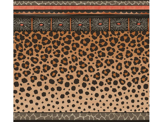 Cole & Son WP: Ardmore Zulu Border 109/13060.CS.0 Red & Brown