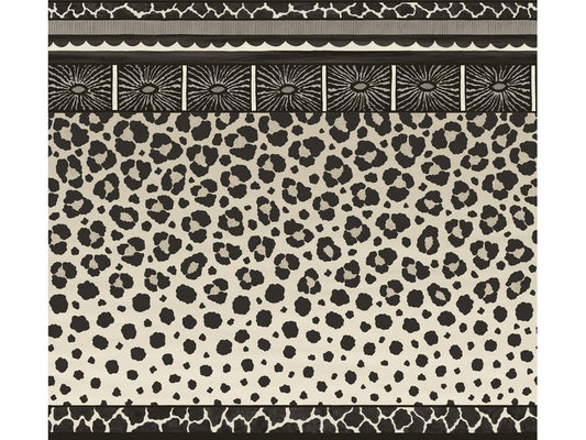 Cole & Son WP: Ardmore Zulu Border 109/13061.CS.0 Black & White