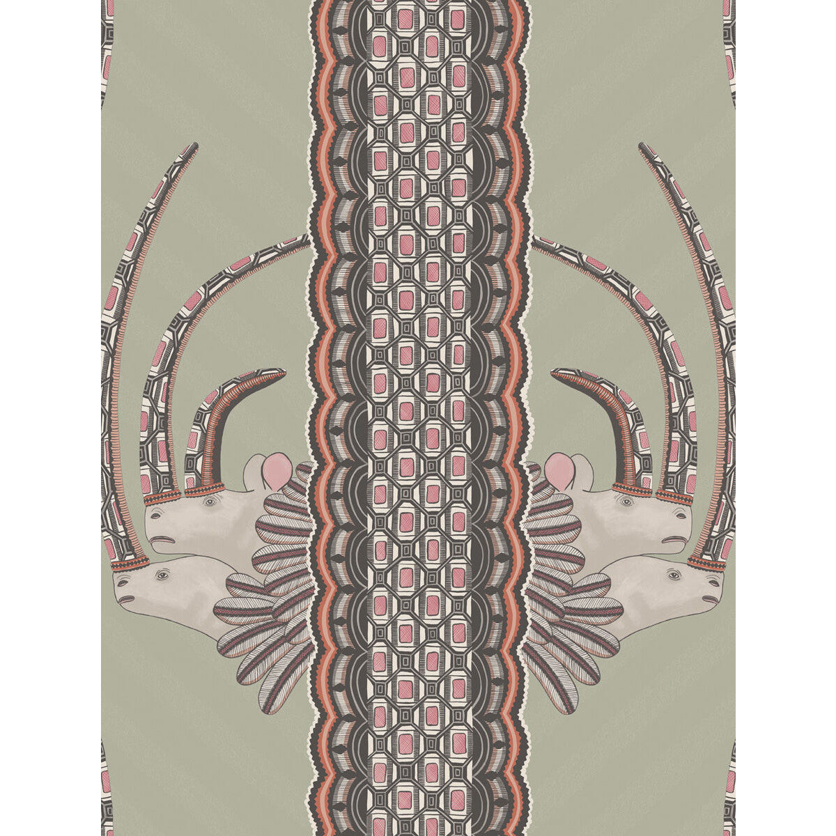 COLE & SON JABU OLIVE & PINK