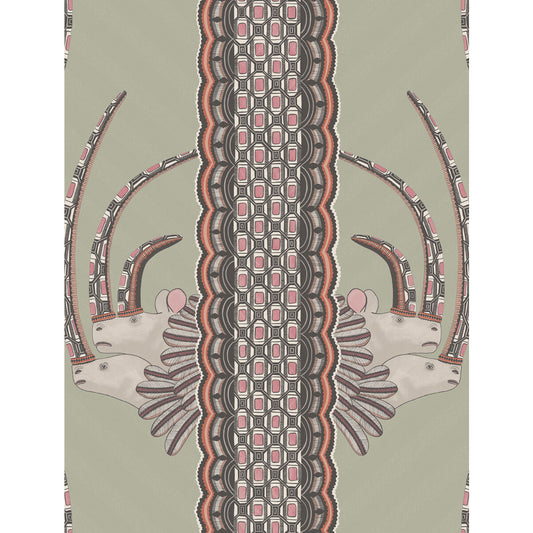 COLE & SON JABU OLIVE & PINK