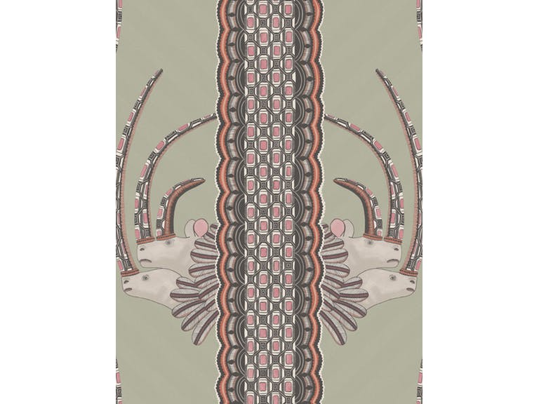Cole & Son WP: Ardmore Jabu 109/3018.CS.0 Olive and Pink