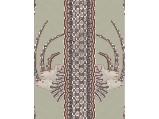 Cole & Son WP: Ardmore Jabu 109/3018.CS.0 Olive and Pink