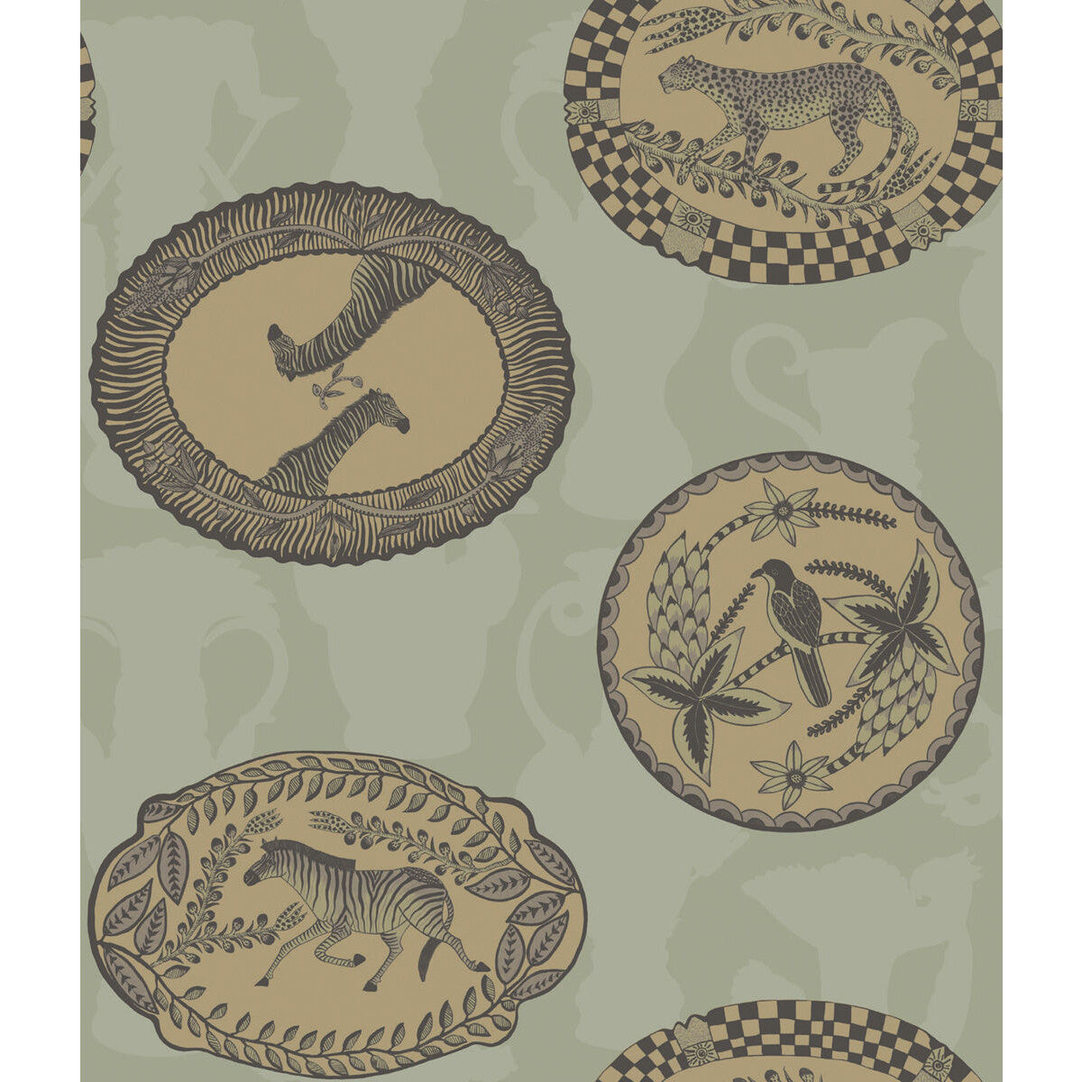 COLE & SON MATRINAH OLD OLIVE