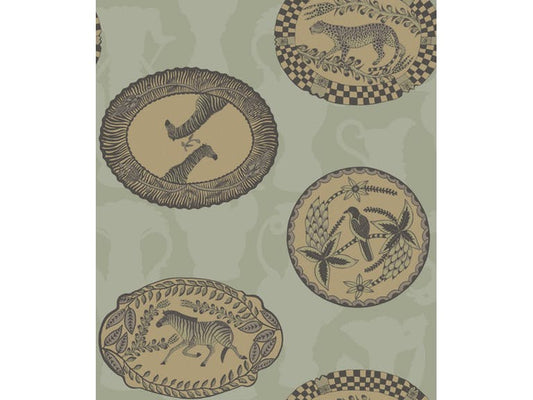 Cole & Son WP: Ardmore Matrinah 109/4021.CS.0 Old Olive