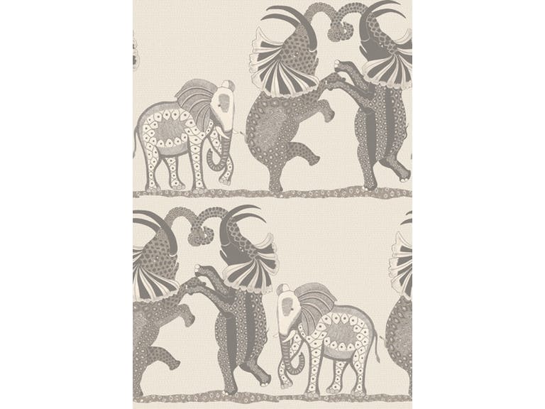 Cole & Son WP: Ardmore Safari Dance 109/8037.CS.0 Pale Stone & Grey