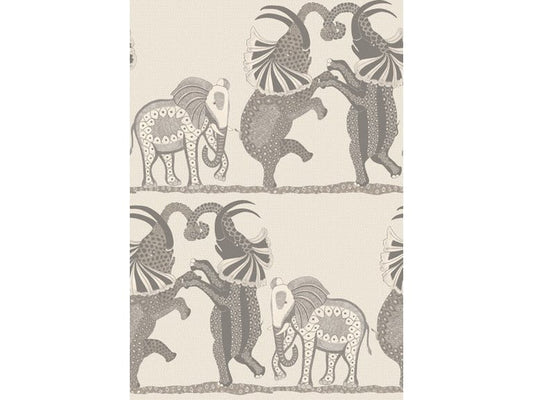 Cole & Son WP: Ardmore Safari Dance 109/8037.CS.0 Pale Stone & Grey