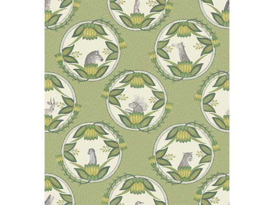Cole & Son WP: Ardmore Cameos 109/9042.CS.0 Green