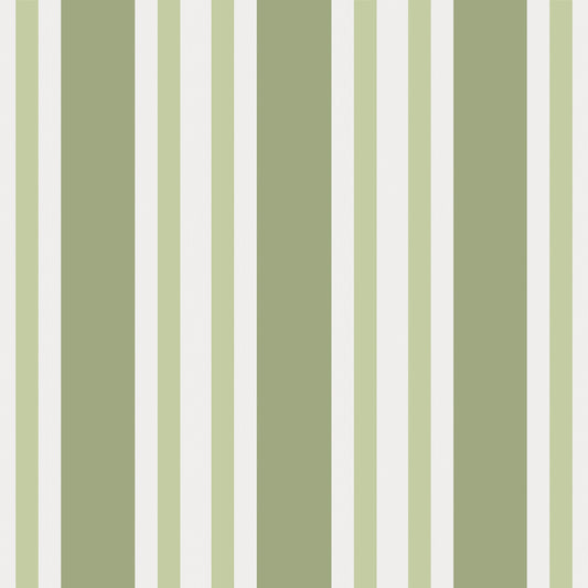 COLE & SON POLO STRIPE LEAF GREEN