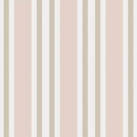 COLE & SON POLO STRIPE SOFT PINK
