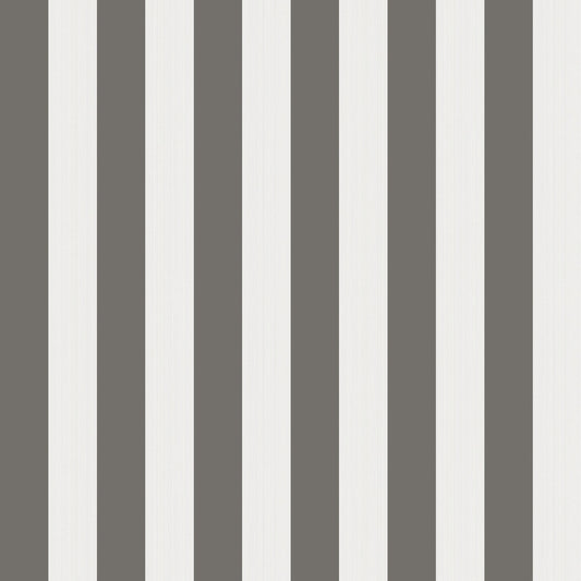 COLE & SON REGATTA STRIPE BLACK/WHITE/LINEN