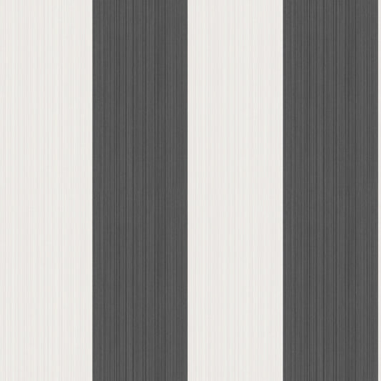 COLE & SON JASPE STRIPE BLACK + WHITE