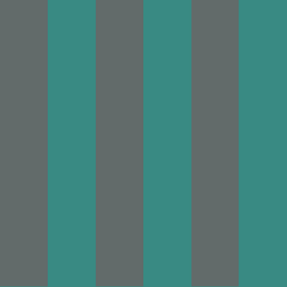 COLE & SON GLASTONBURY STR TEAL+CHARCOAL