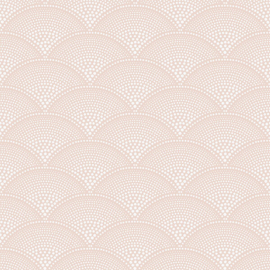 COLE & SON FEATHER FAN PLASTER PINK