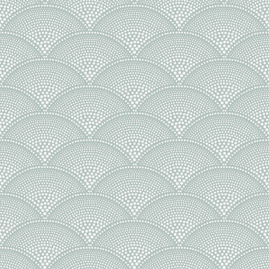 COLE & SON FEATHER FAN PRINT ROOM BLUE