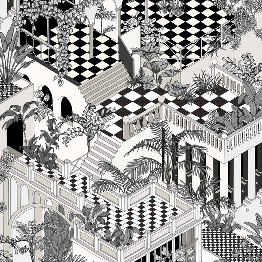 COLE & SON MIAMI BLACK/WHITE