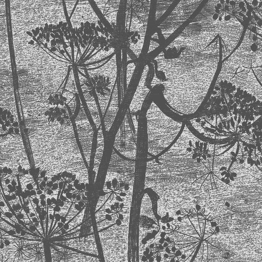 COLE & SON COW PARSLEY CHARCOAL