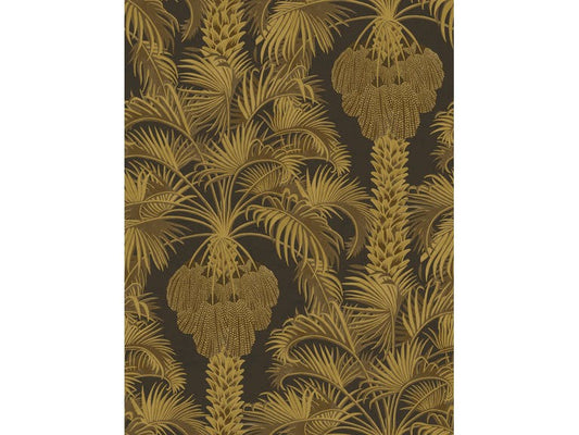 Cole & Son WP: Martyn Lawrence Bullard Hollywood Palm 113/1002.CS.0 Charcoal & Gold