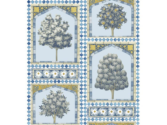 Cole & Son WP: Martyn Lawrence Bullard Sultan's Palace 113/10029.CS.0 China Blue & Ochre