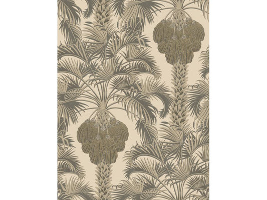 Cole & Son WP: Martyn Lawrence Bullard Hollywood Palm 113/1003.CS.0 Silver & Charcoal