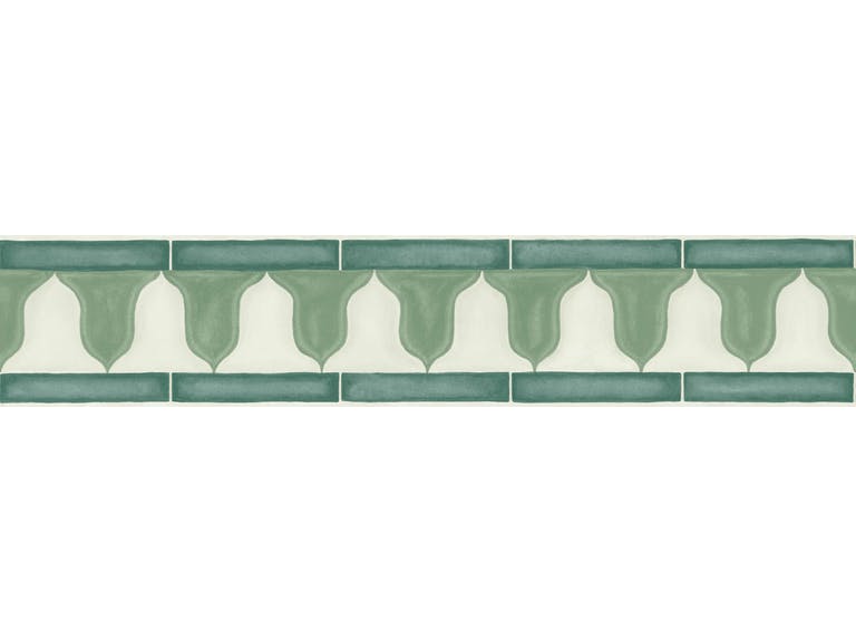 Cole & Son WP: Martyn Lawrence Bullard Zellige Border 113/12037.CS.0 Olive